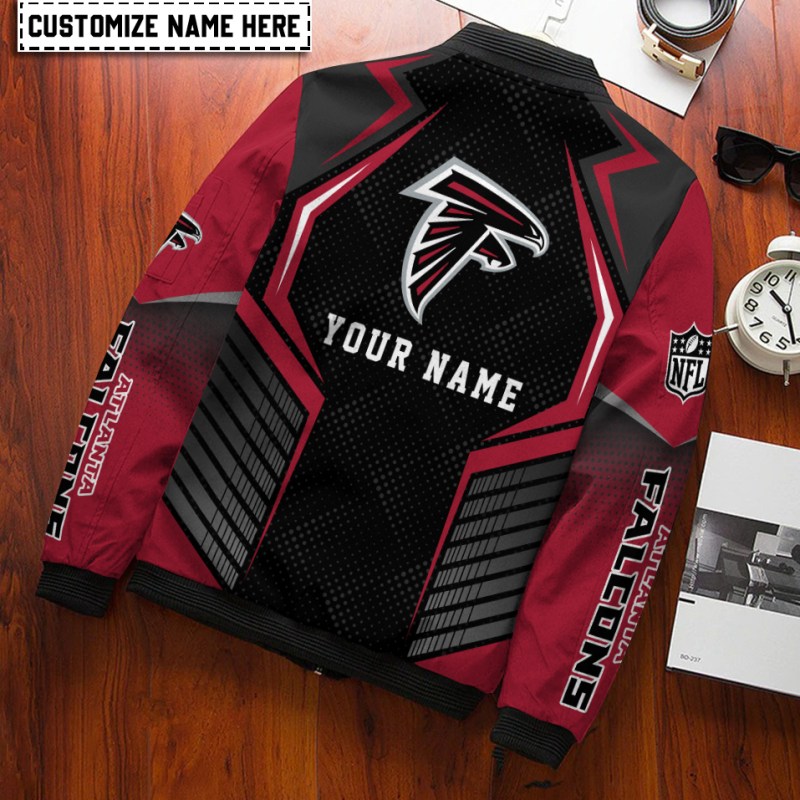 Atlanta Falcons Bomber Jacket - Back View