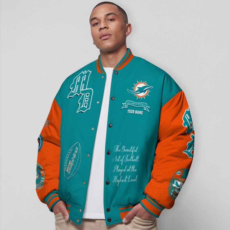 Miami Dolphins Varsity Jacket Mk 5
