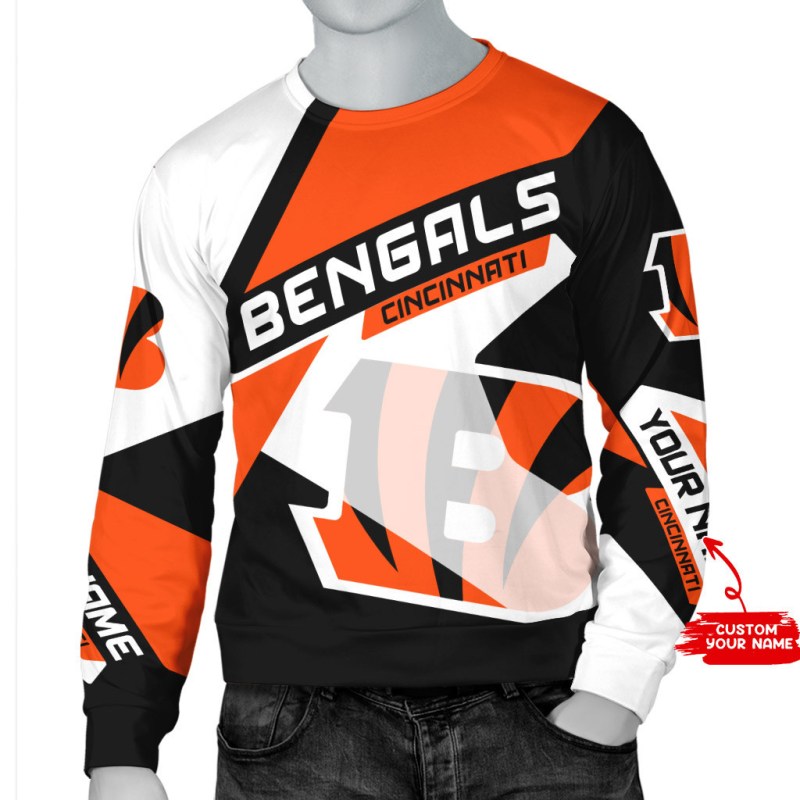Cincinnati Bengals Personalized Sweatshirt