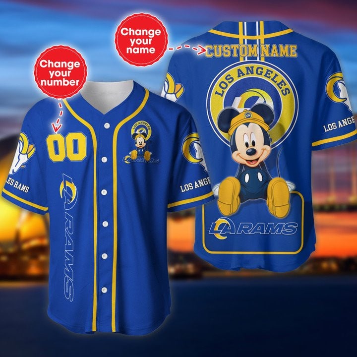 Los Angeles Rams Baseball Jersey