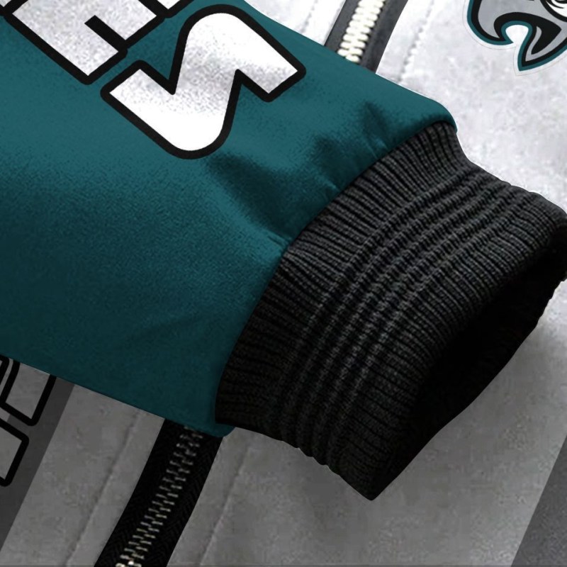 Philadelphia Eagles Bomber Jacket 107 - Back View