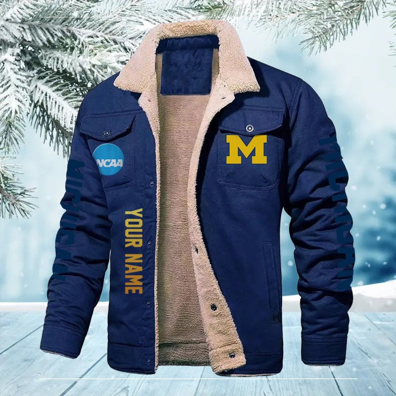 Michigan Wolverines Jacket Image 2