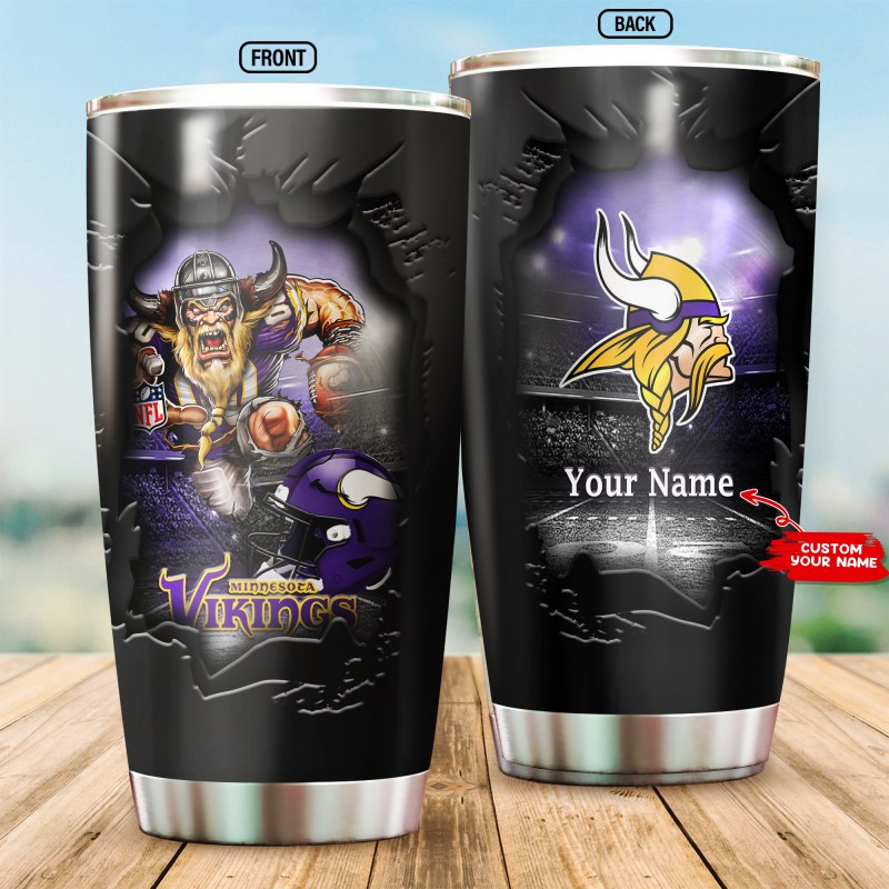 Minnesota Vikings Personalized Tumbler