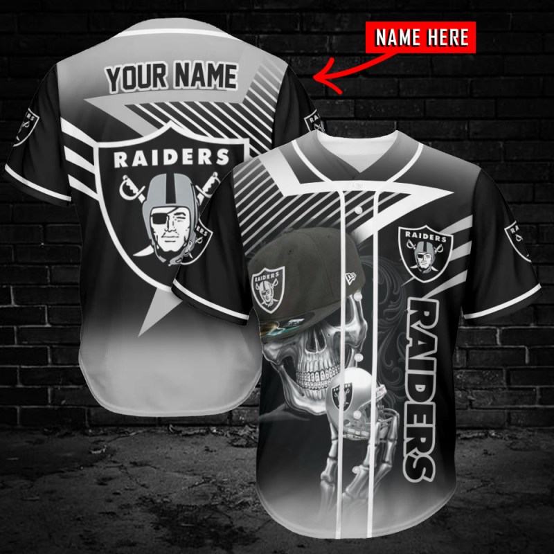 Las Vegas Raiders Baseball Jersey
