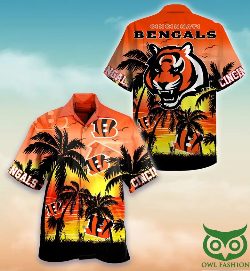 Cincinnati Bengals Hawaiian Shirt Sizing Chart