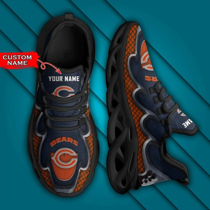 Chicago Bears Personalized Yezy Running Sneakers