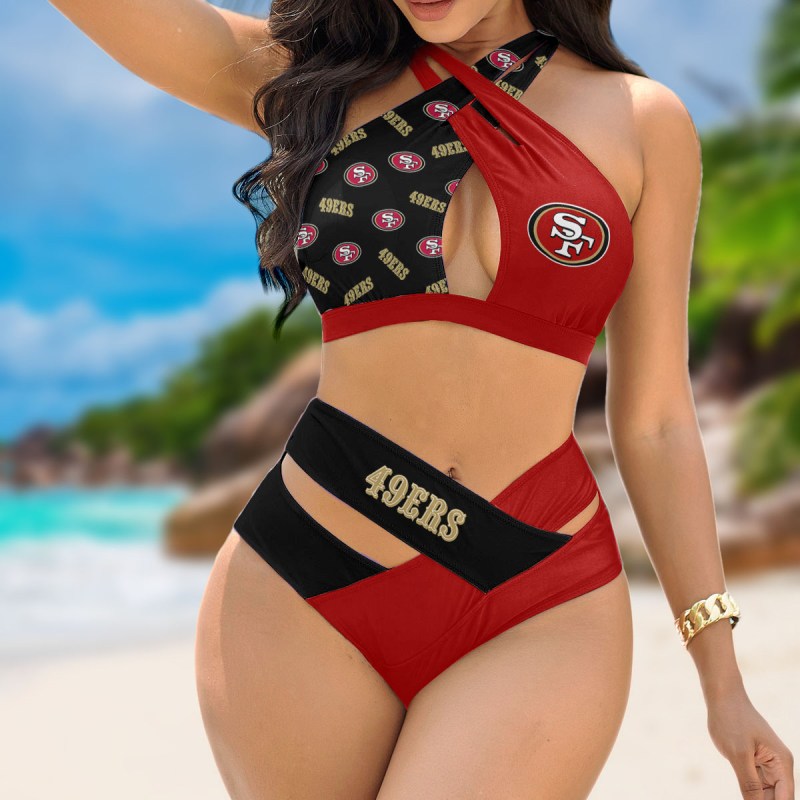 San Francisco 49ers Women's 2PCS Bikini Swimsuit