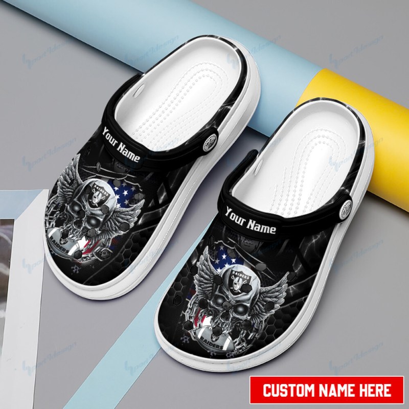Las Vegas Raiders Personalized Limited Clogs