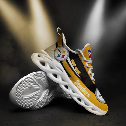 Pittsburgh Steelers Yezy Sneakers Side View