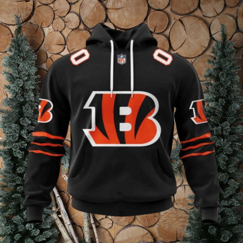 Custom Cincinnati Bengals Football Hoodie