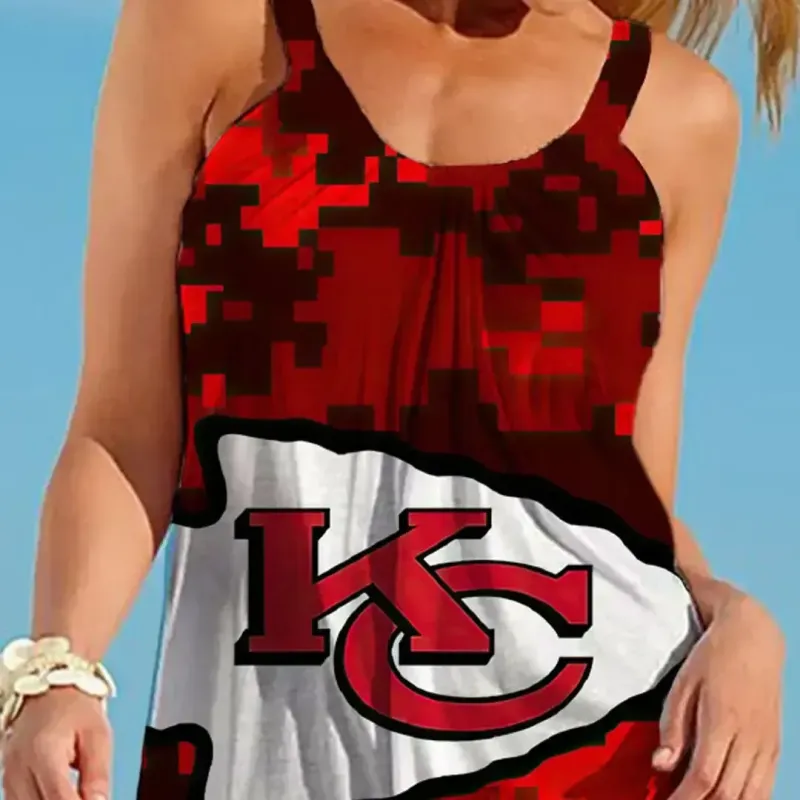 Kansas City Chiefs Printed Dress