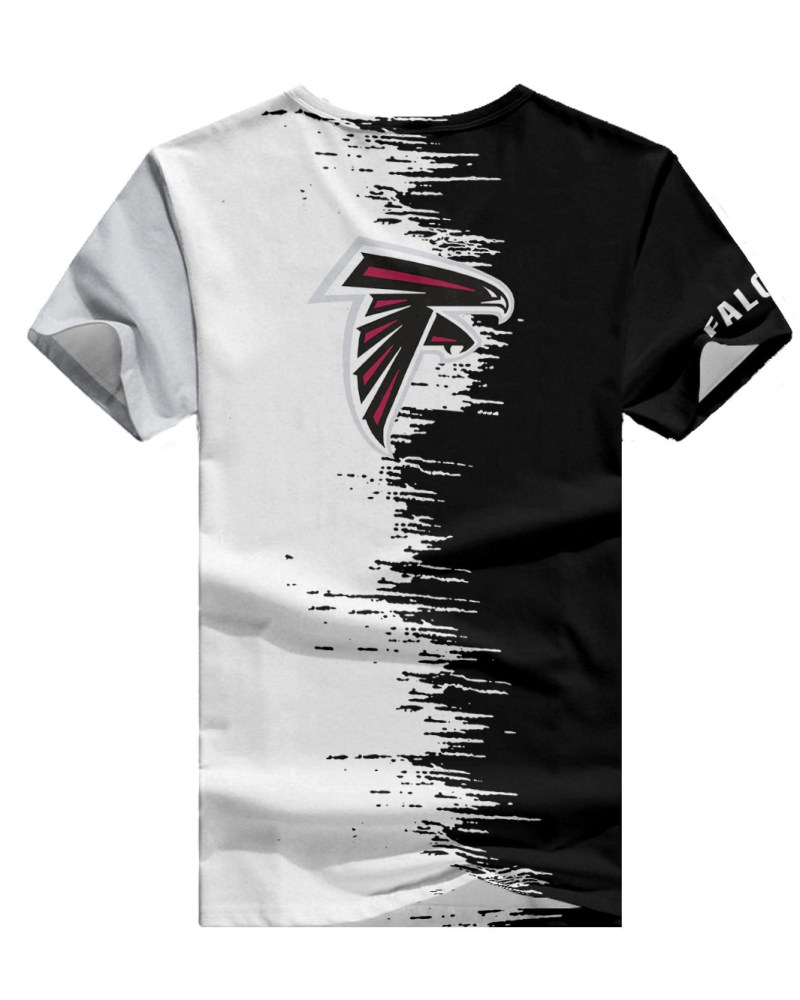Atlanta Falcons Summer V-neck Women T-shirt