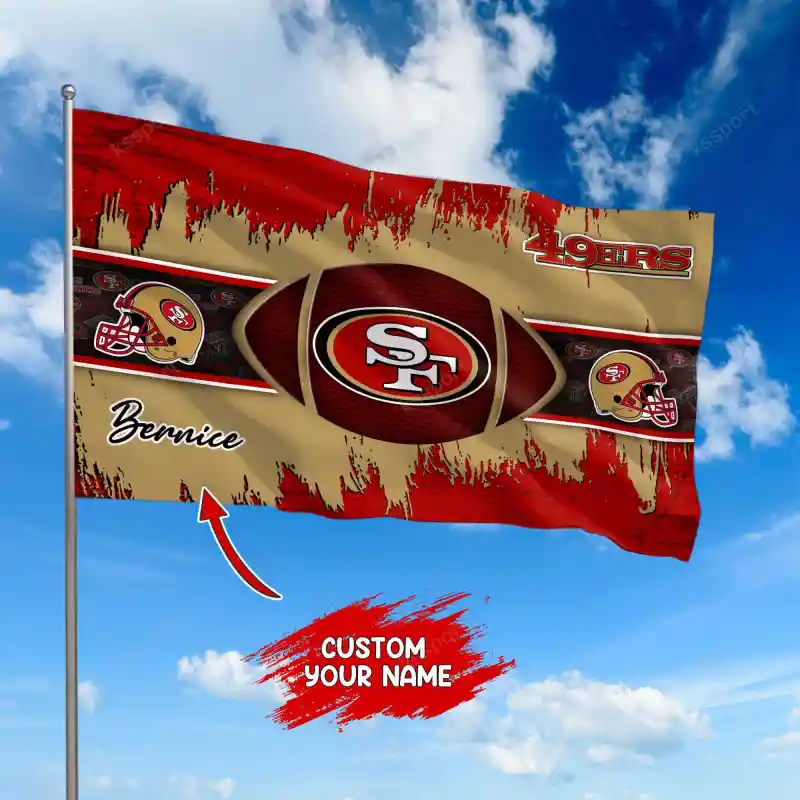 San Francisco 49ers Personalized Flag