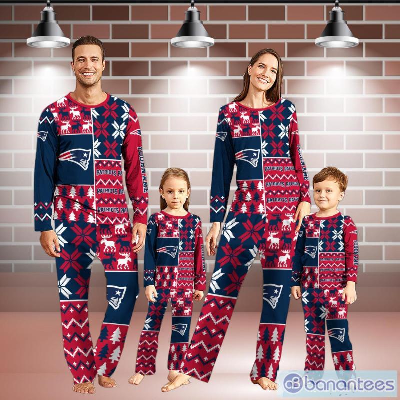 New England Patriots Pajamas Set Christmas Gift