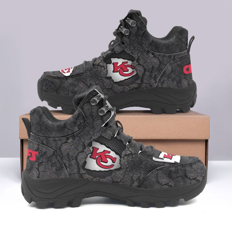 Kansas City Chiefs Hiking Shoes - Front View