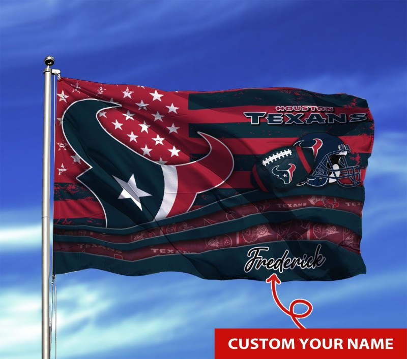 Houston Texans Personalized Flag