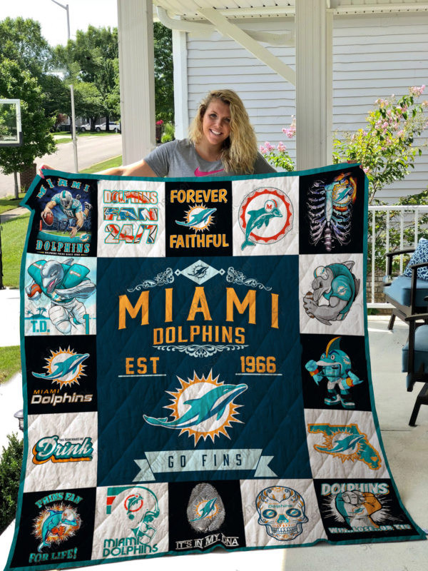Miami Dolphins Premium Quilt