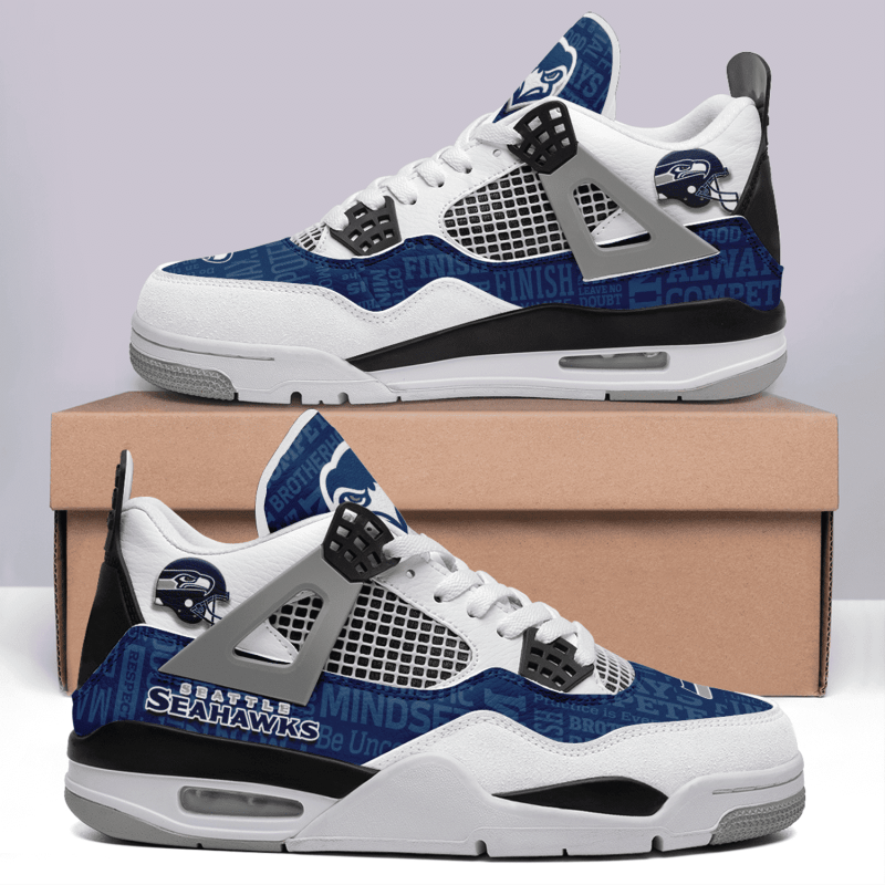 Seattle Seahawks AJ4 Sneakers