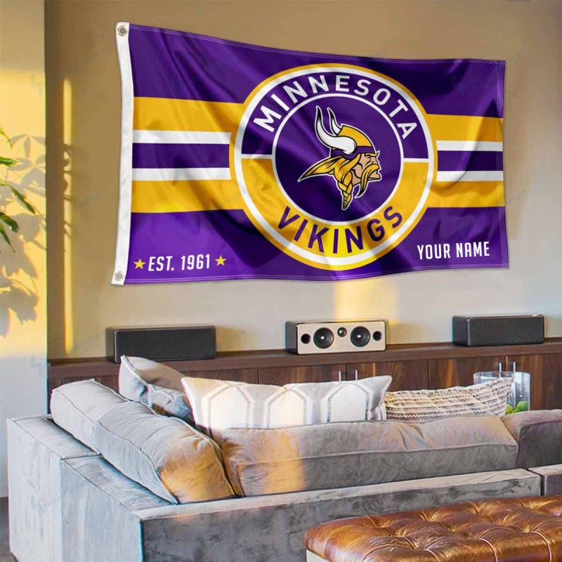 Minnesota Vikings Flag - Alternate View