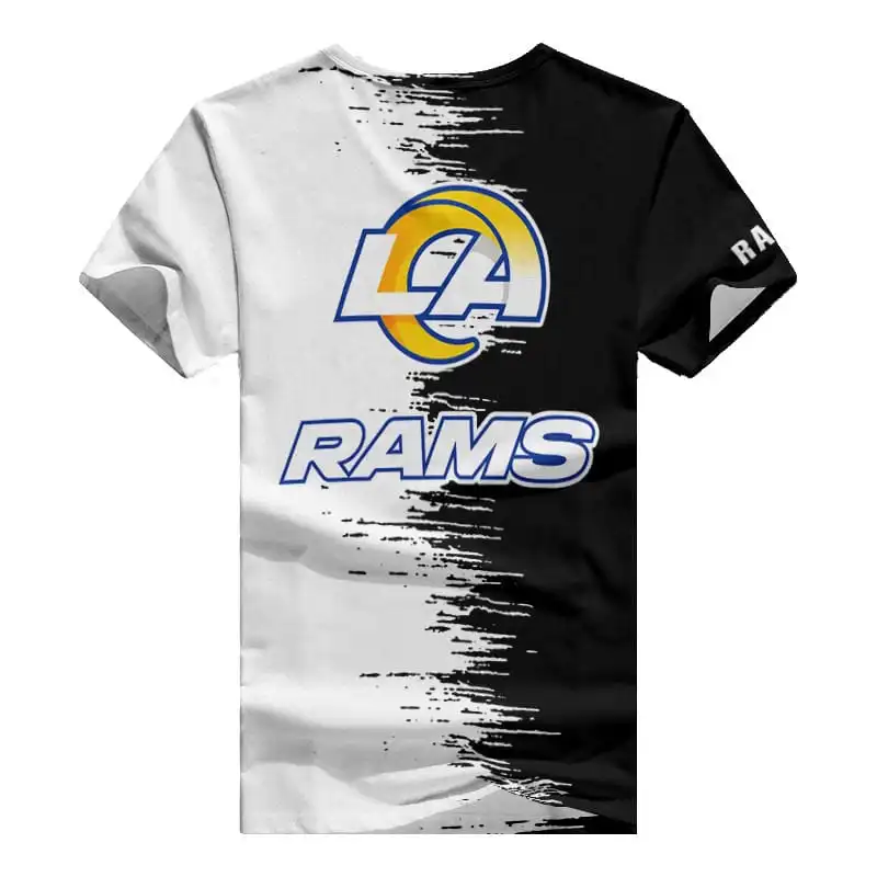 Los Angeles Rams Summer V-neck Women T-shirt