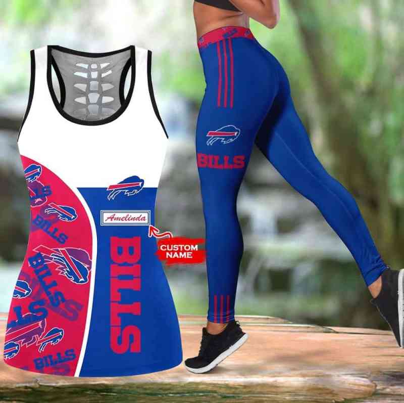 Buffalo Bills Personalized Leggings and Tank Top