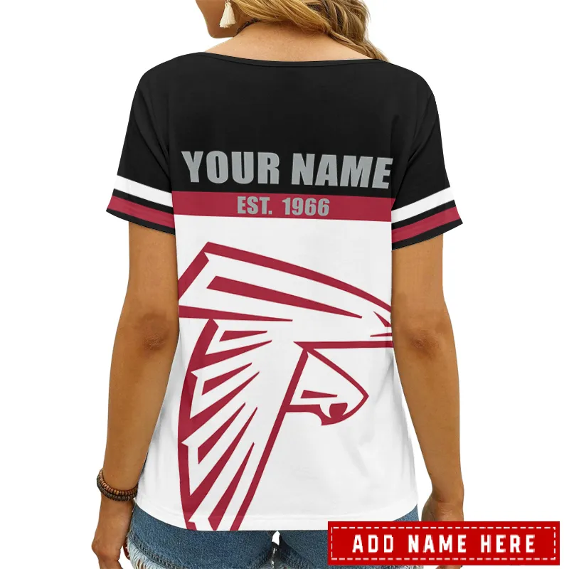 Atlanta Falcons Women's V-neck Tee