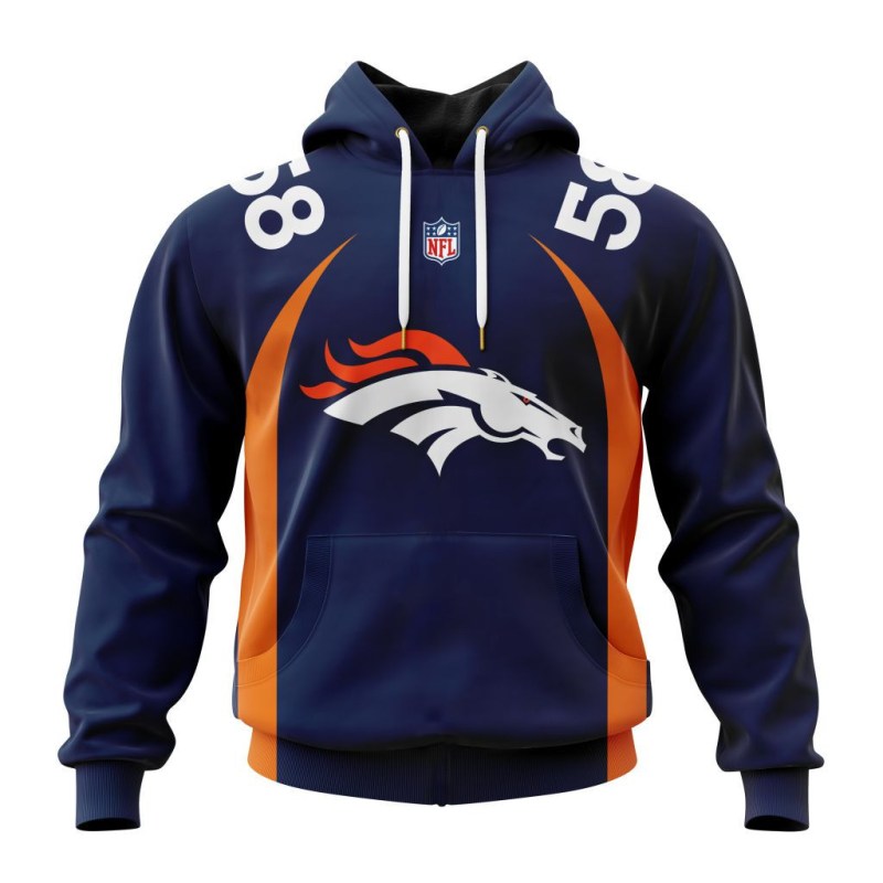 Denver Broncos Personalized Hoodie
