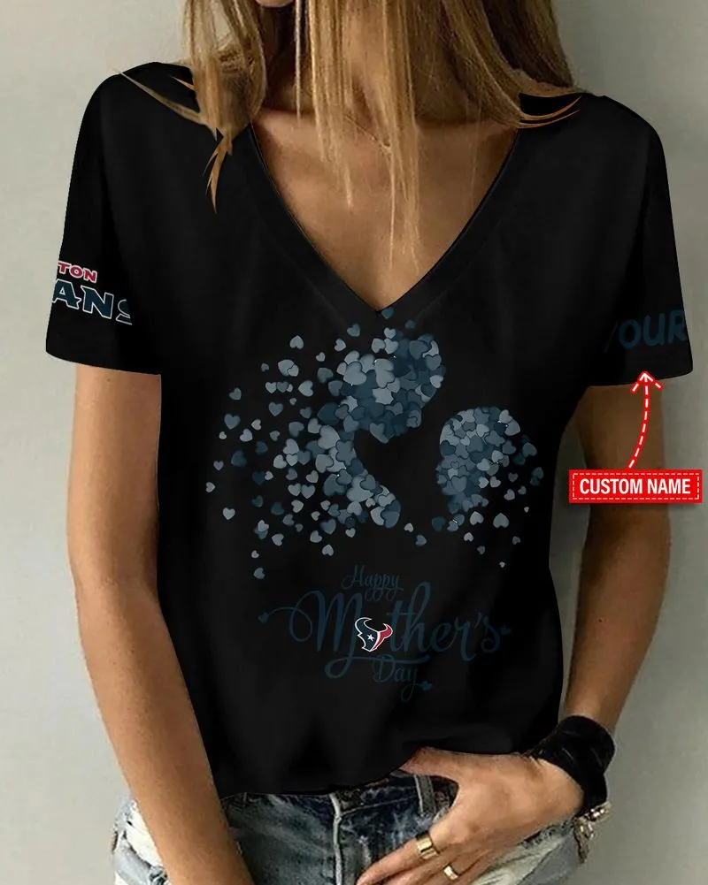 Houston Texans V Neck T-Shirt