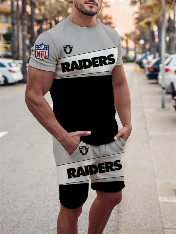 Las Vegas Raiders T-shirt and Shorts