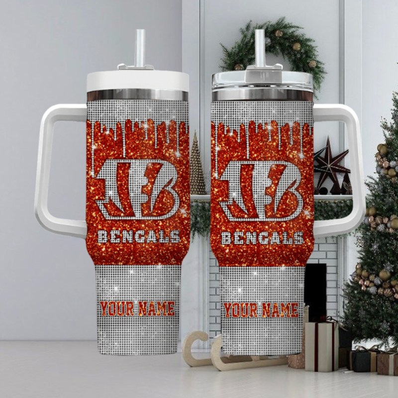 Cincinnati Bengals Personalized NFL Tumbler