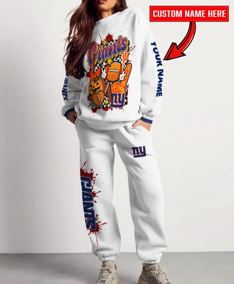 New York Giants Halloween Collection Sweatshirt and Sweatpants