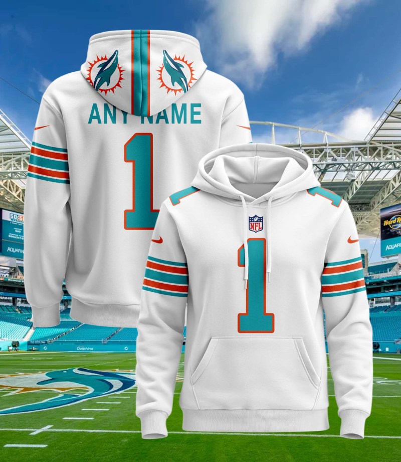 Miami Dolphins Hoodie Image 1