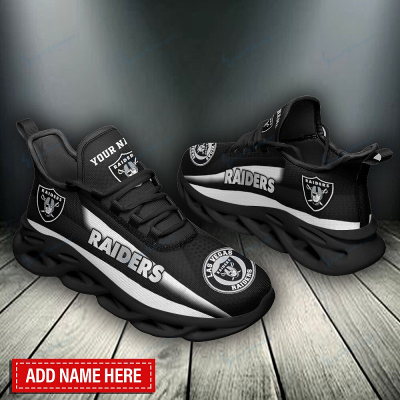 Las Vegas Raiders Personalized Yezy Running Sneakers 2
