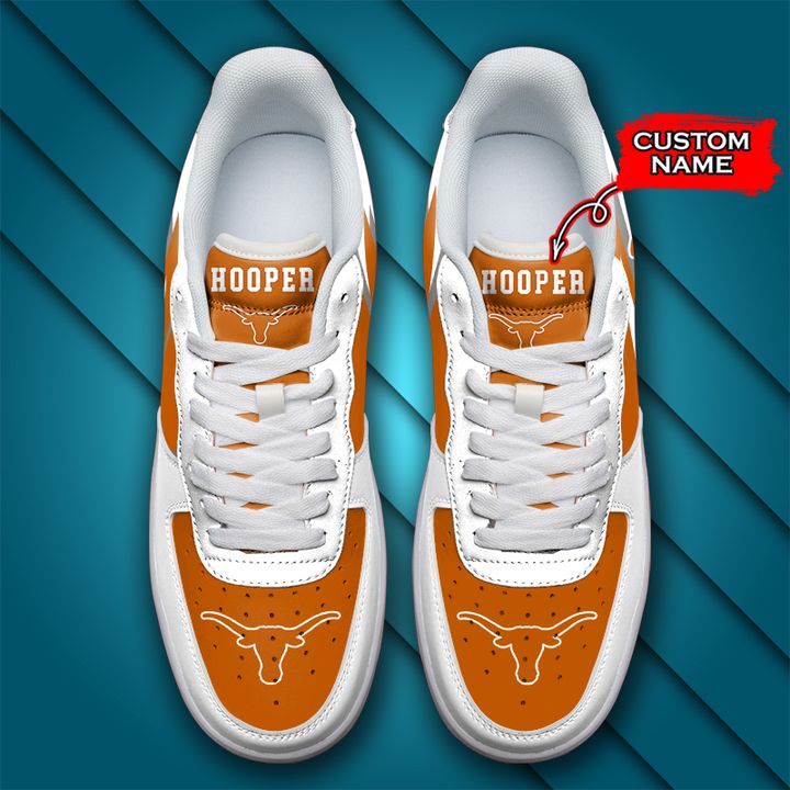 Customized Air Force 1 Texas Longhorns
