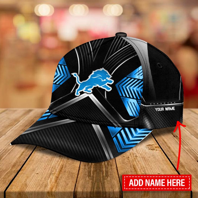 Detroit Lions Personalized Classic Cap