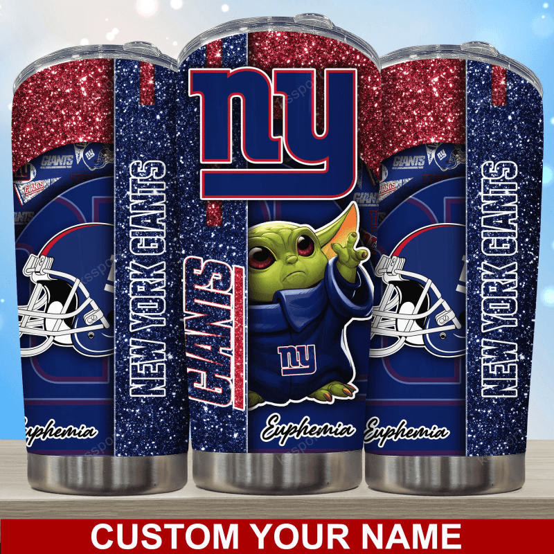 New York Giants Personalized Tumbler