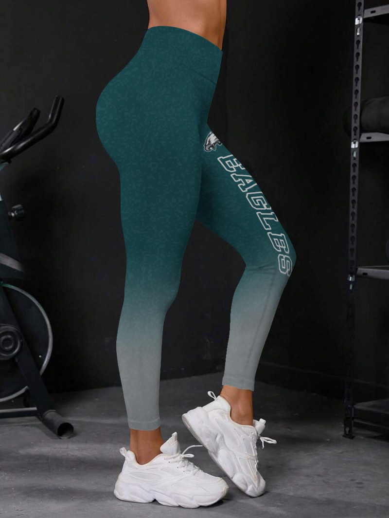 Philadelphia Eagles High Waist Push Up Printed Leggings