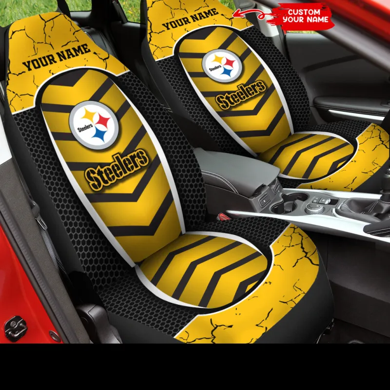Pittsburgh Steelers Personalized Car Seat Covers