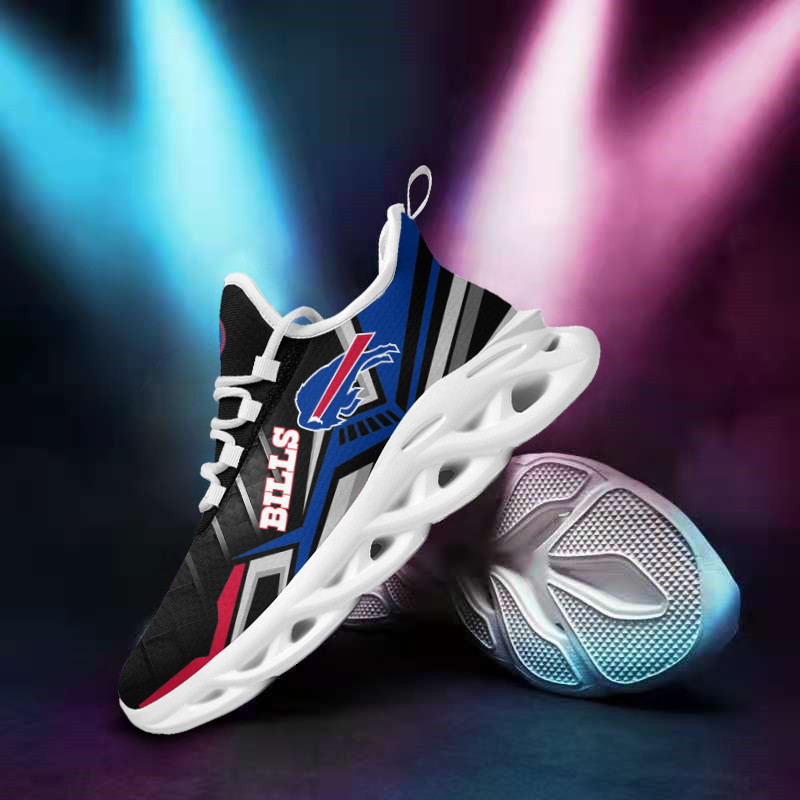 Buffalo Bills Yezy Running Sneakers Side View