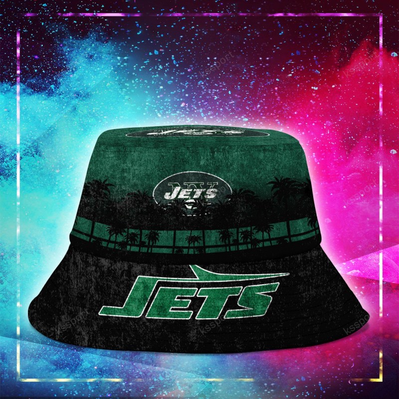 Reversible New York Jets Bucket Hat