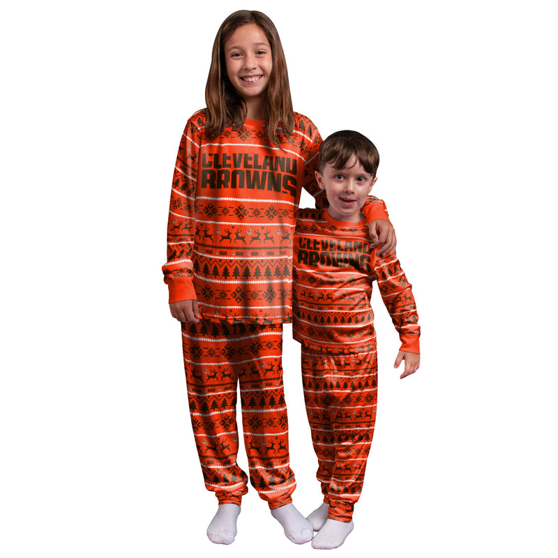 Cleveland Browns Family Holiday Pajamas 4