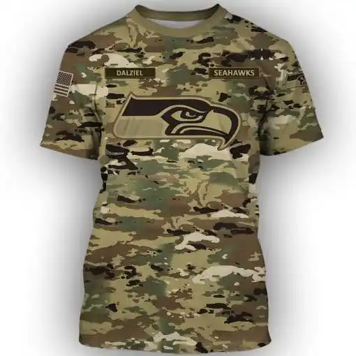 Seattle Seahawks Personalized All Over Printed Sweater