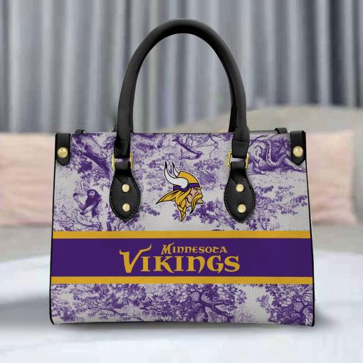 Minnesota Vikings Hand Bag Detailed View