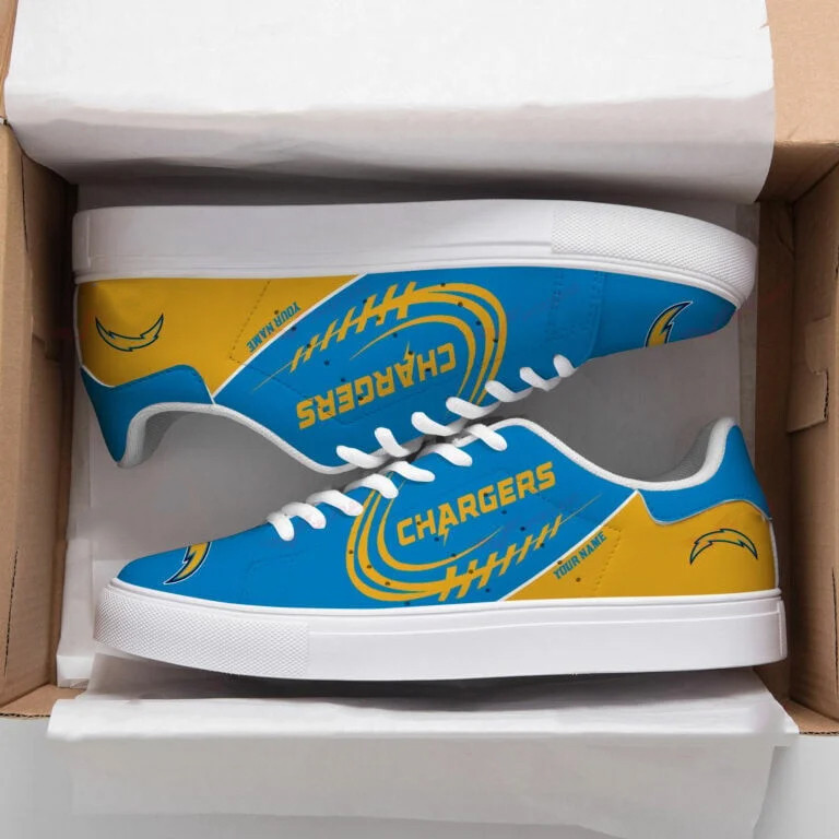 Los Angeles Chargers Personalized Sneakers