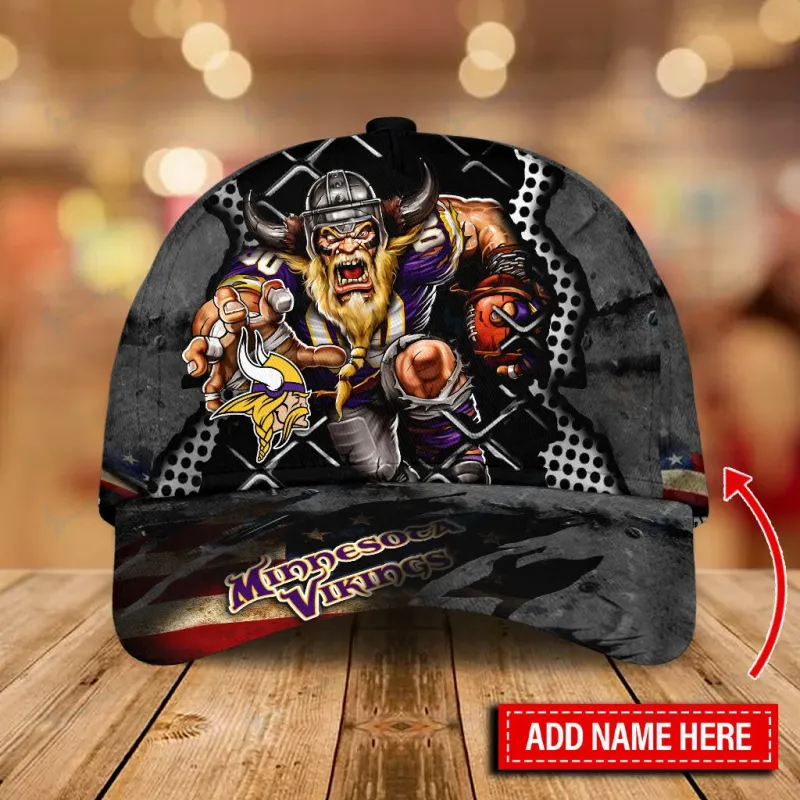 Minnesota Vikings Personalized Classic Cap