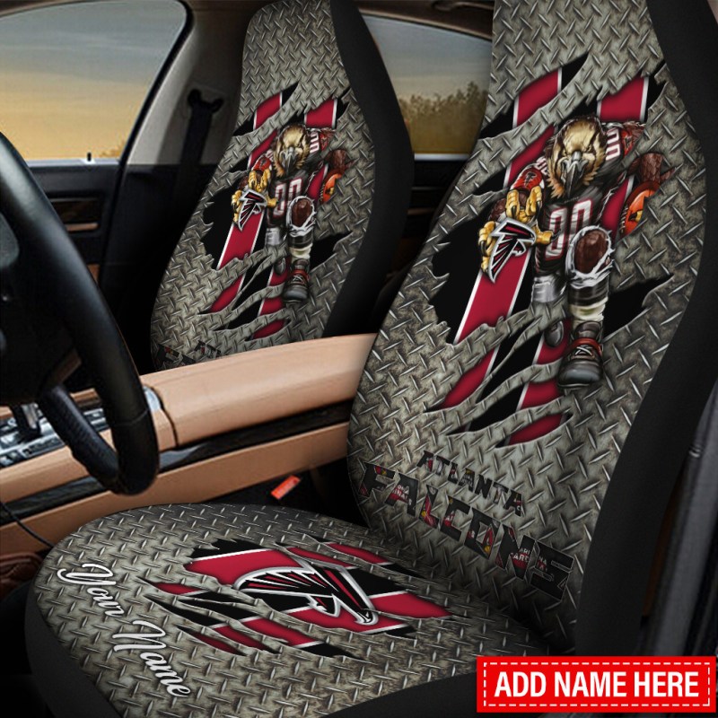 Atlanta Falcons Personalized Car Seat Covers