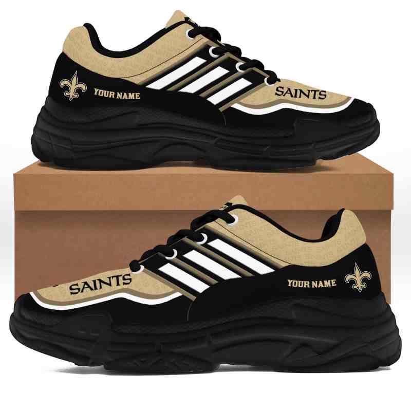 New Orleans Saints Personalized Chunky Sneakers