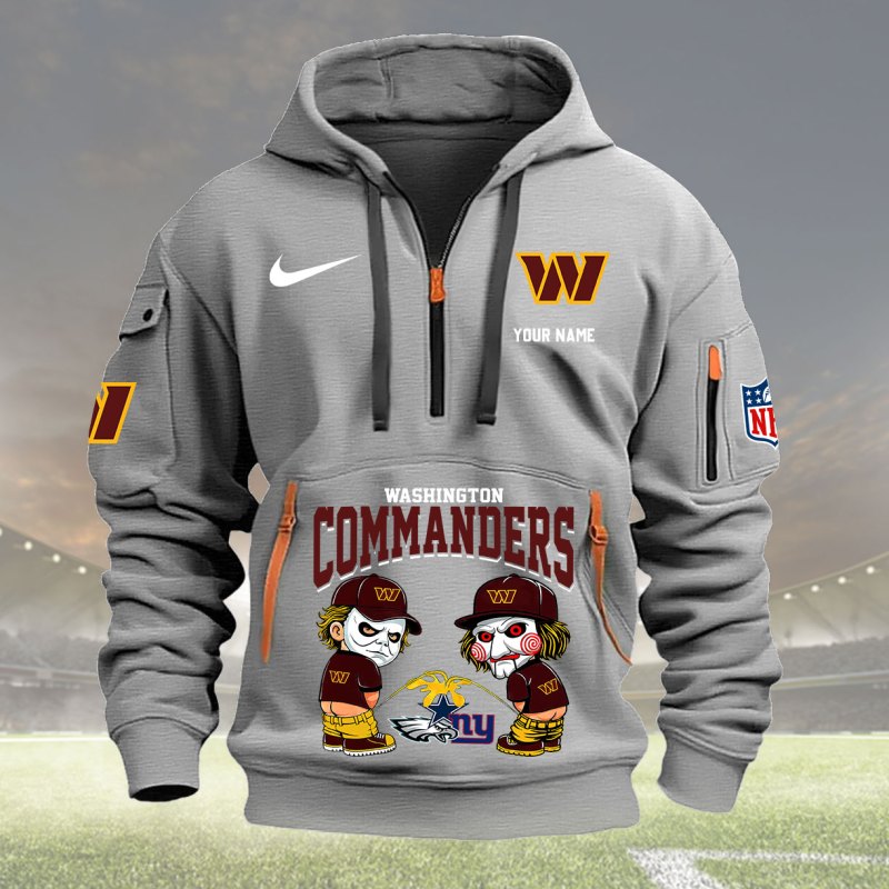 Light Gray Washington Commanders Hoodie