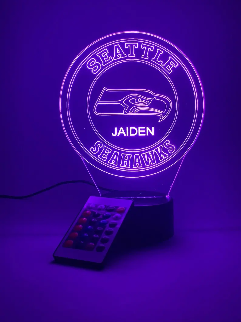 LED Night Lamp for NFL Fans
