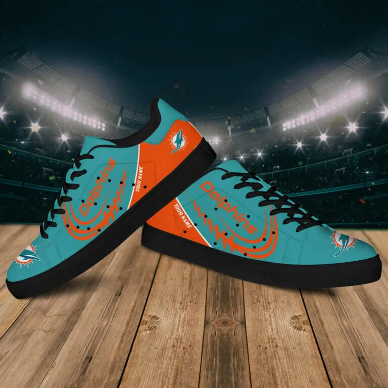 Miami Dolphins Personalized SS Custom Sneakers